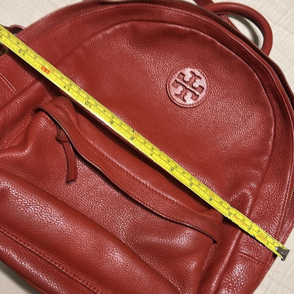Tory Burch Red Leather Backpack - Picture 7 of 14